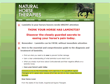 Tablet Screenshot of laminitis-founder-advice.com